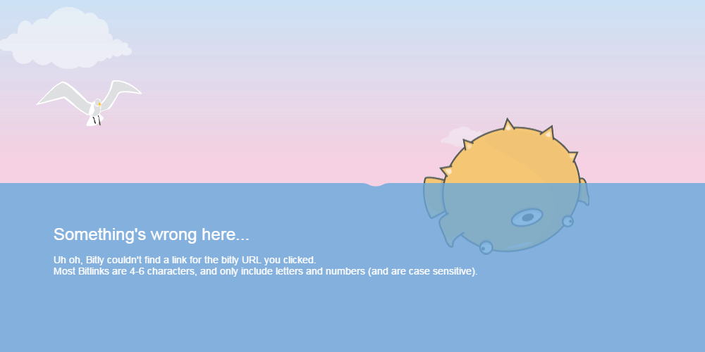 Bitly 404 page