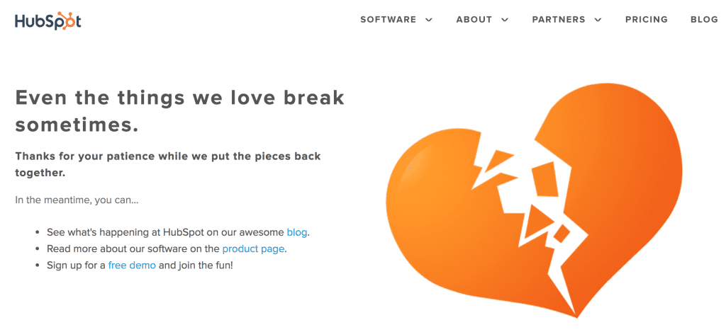 HubSpot 404 page