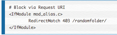 Blocking bots request-uri-example