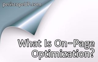 What is on-page optimization