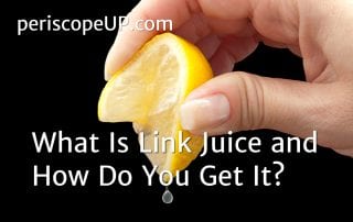 Person squeezing juice out of lemon to represent how to get SEO link juice or link equity