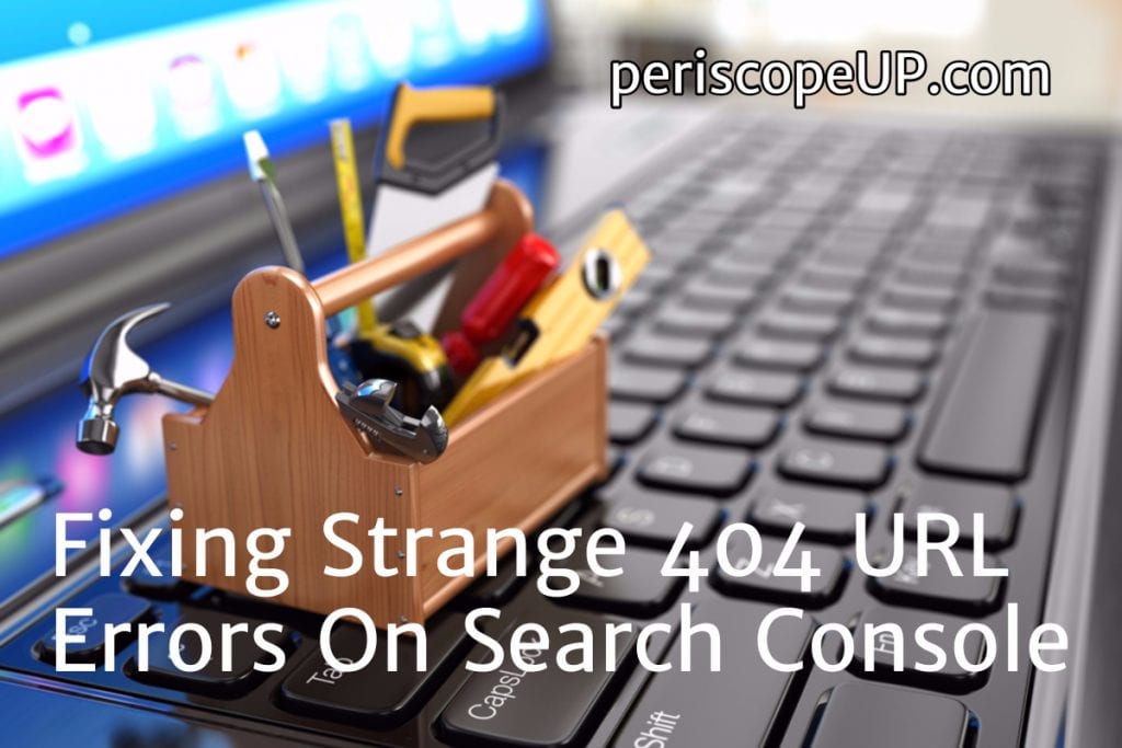 404 errors search console