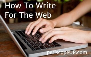 how to write for the web