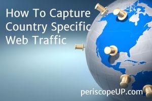 Country specific web traffic