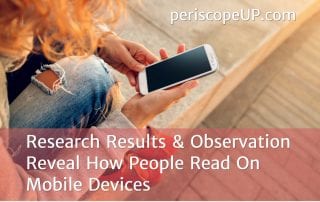 How people read on mobile devices