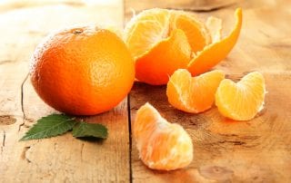 Mandarin orange segments representing segmenting data in order to gain actionable business intelligence.
